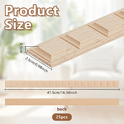 25 modanatura per soffitto in legno&nbsp;AJEW-OC0016-05E