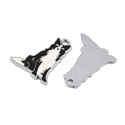 Pendentifs d'émail en alliage&nbsp;ENAM-H001-05P