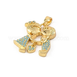 Anhänger aus Messing und Strass&nbsp;RB-CBA4B36-01G