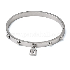 Bracelets à breloques en acier inoxydable 304&nbsp;BJEW-H644-12P