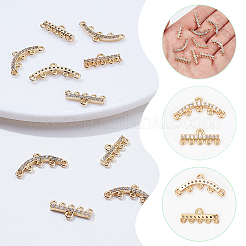 10 stücke 2 stile messing micro pave zirkonia kronleuchter komponente Verbinder&nbsp;FIND-AR0005-59