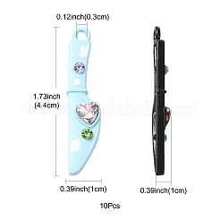 10 pièces pendentifs en alliage&nbsp;ALRI-FS0001-11A
