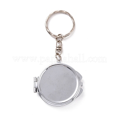 Eisen Klappspiegel Schlüsselanhänger&nbsp;DIY-D079-01A