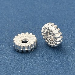 Aluminium Zwischen perlen&nbsp;FIND-A059-01A-S