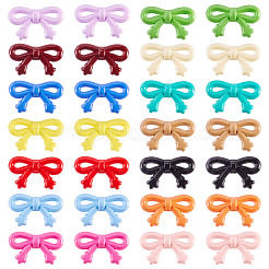 28pcs 14 couleurs perles acryliques opaques&nbsp;MACR-TA0002-30