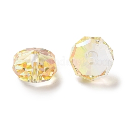Perles en verre electroplate&nbsp;EGLA-A043-03-HP01