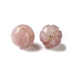 Cuentas talladas de cuarzo rosa natural de Madagascar&nbsp;GG-CBABD99-01B