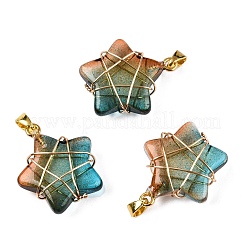 Colgantes de cristal de murano&nbsp;GLAA-T023-06I