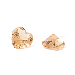 Cabochon in vetro trasparente con punta a punta&nbsp;GLAA-WH0015-37K