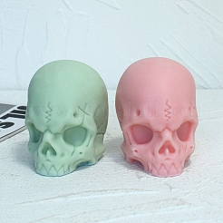 Halloween-Totenkopf-DIY-Kerzenformen aus lebensmittelechtem Silikon&nbsp;PW-WG53501-01