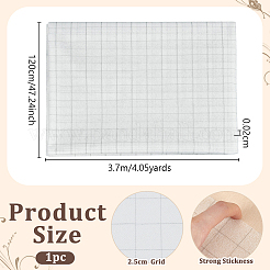 Ruban adhésif en tissu non tissé à grille de 2.5 cm&nbsp;DIY-WH0816-188C
