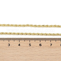 Halskette mit Messingseilketten für Frauen&nbsp;X-NJEW-P265-15G