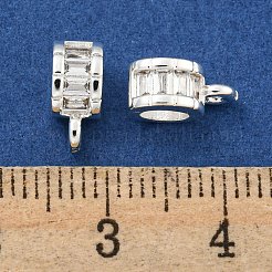 Staffe per tubi in ottone cubic zirconia&nbsp;KK-L215-202S
