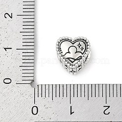 925 sterlina perline argento europeo&nbsp;STER-R005-02AS-07