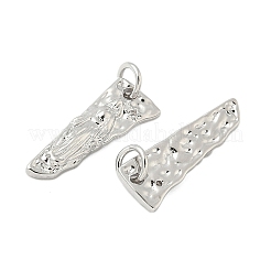 Pendenti in zirconi cubici trasparenti in micro pavè di ottone&nbsp;KK-B139-24A-P