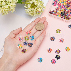 Lackiert Harzcabochons&nbsp;CRES-SC0001-99