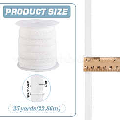 25 Yards Chinlon-Gummiband mit gewelltem Rand&nbsp;EC-BC0001-61B