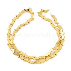 Fili di perline di ematite sintetica non magnetica elettrolitica&nbsp;G-C156-03