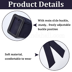 Nouer une ceinture en polyester avec boucle en plastique&nbsp;AJEW-WH20002-10E
