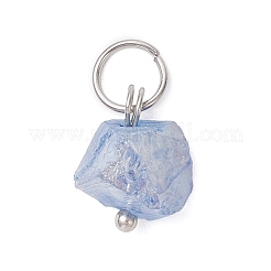 Pendentifs en quartz naturel galvanisé&nbsp;PALLOY-JF04535-02