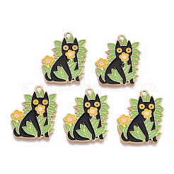 Pendentifs d'émail en alliage&nbsp;ENAM-CJC0014-12
