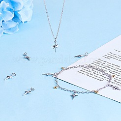 10pcs pendentifs en laiton de placage en rack&nbsp;KK-SZ0002-35