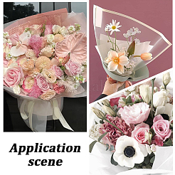 114 Stück quadratisches Geschenkpapier aus Baumwolle für Blumensträuße&nbsp;AJEW-SP0004-30D