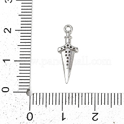 Latón micro pavimenta claro colgantes de circonio cúbico&nbsp;KK-L238-14P
