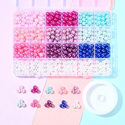 DIY-Sets zum Herstellen von Stretch-Armbändern/Halsketten&nbsp;DIY-FS0008-84