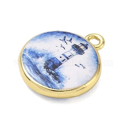 Pendentifs en laiton imprimés&nbsp;KK-CBAF4A6-01G-07