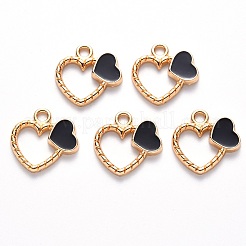 Pendentifs d'émail en alliage&nbsp;ENAM-S121-045B