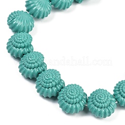 Brins de perles sculptées en corail synthétique&nbsp;CORA-I023-05A-03