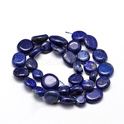 Natürliche Lapislazuli Edelstein Nuggets Perlenstränge&nbsp;G-J336-31