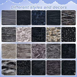 20 Stück Fransenbänder in 20 Stilen aus Polycotton&nbsp;OCOR-GF0004-90