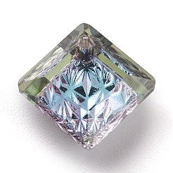 Geprägte Glas Strass Anhänger&nbsp;GLAA-J101-03A-001VL