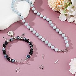 4 set 925 fermagli a barilotto in argento sterling&nbsp;STER-BC0003-07