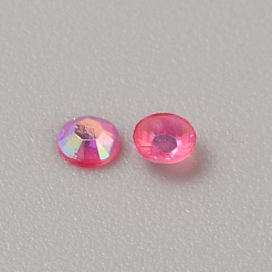 1440 cabochon di strass in resina trasparente placcato colore ab&nbsp;CRES-TAC0003-21C