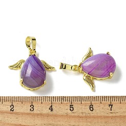 Pendentifs en pierres précieuses mixtes naturels et synthétiques&nbsp;KK-F888-01G