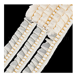 5 Yards Organza-Plissee-Spitzenbänder&nbsp;OCOR-PH0004-04