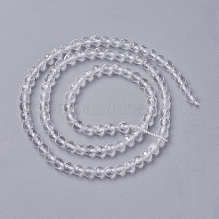 Natürlichem Quarz-Kristall-Perlen Stränge&nbsp;G-F596-44-4mm