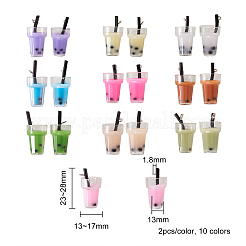 Pendenti a tazza di plastica&nbsp;CRES-CJ0001-04
