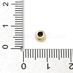 Cabochon rotondi piatti in ottone micro pavé di zirconi cubici&nbsp;KK-P345-13G-A04