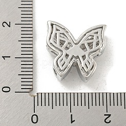 Messing Micro Pave klare Zirkonia Perlen&nbsp;KK-Z057-08P