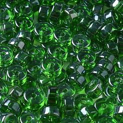 Transparente Farben Glanz Glas Saatperlen&nbsp;SEED-E001-T3x6mm-A03