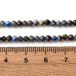 Abalorios de lapislázuli naturales hebras&nbsp;LS-G-L629-B01-3mm-01