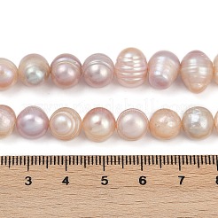 Brins de perles de culture d'eau douce naturelles&nbsp;PEAR-I007-07Z-01A