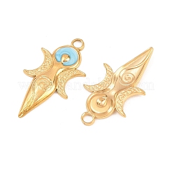 304 Edelstahl-Emaille-Anhänger&nbsp;STAS-K293-35G