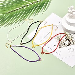 Collana con ciondolo in lega di smalto a farfalla per donna ragazza&nbsp;NJEW-JN03690