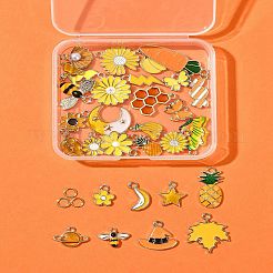 30pcs pendentifs en émail en alliage&nbsp;FIND-FS0004-48