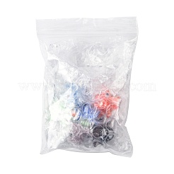 6 Stück 6 Farben handgefertigte holprige Bunte Malerei-Perlenstränge&nbsp;LAMP-FS0001-54